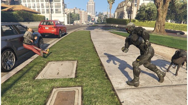 GTA 5 - Crysis-Nanosuit-Mod (Bilder von Modder JulioNIB)