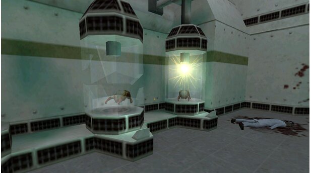 Half-Life Die nervigen, kleinen Headcrabs in Half-Life.
