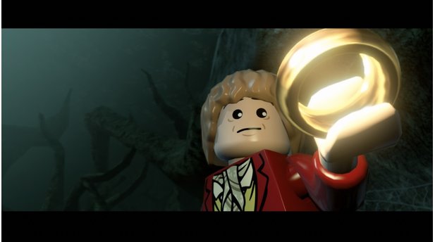 LEGO Der HobbitAuch als übergroße LEGO-Version macht der Ring der Macht seinen Träger unsichtbar.