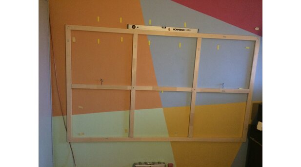 Rahmen an der Wand