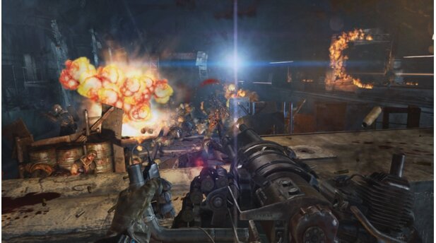 Metro: Last Light - Kriegsparteien-DLCBei so vielen Explosionen ist es manchmal gar nicht so einfach, den Überblick zu behalten.