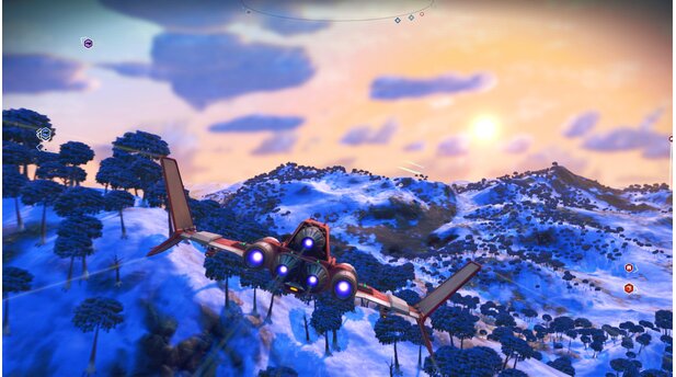 Dank Wolken, mehr Details und schärferer Texturen sieht No Man’s Sky viel stimmiger aus als vorher.