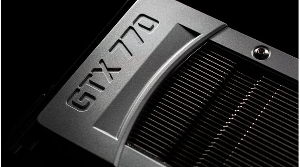 Die Retail-Version der Nvidia Geforce GTX 770 setzt wie die Geforce Titan und die GTX 780 auf den gleichen Alu-Kühlkörper.