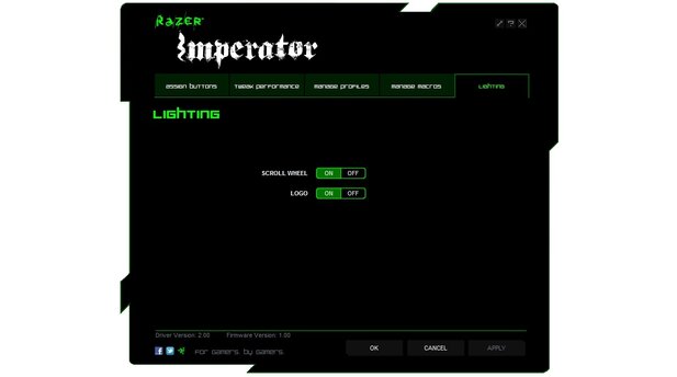 Razer Imperator Driver Lighting