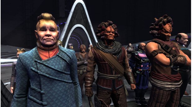 Star Trek Online: Delta RisingIn Delta Rising treffen wir auf so ziemlich alle aus Raumschiff Voyager bekannten Aliens, darunter natürlich auch Talaxianer und Kazon. Und ob man sie nun liebt oder hasst – man erkennt sie auf den ersten Blick wieder.