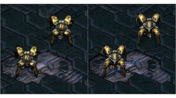 StarCraft HD - Vergleichsbilder