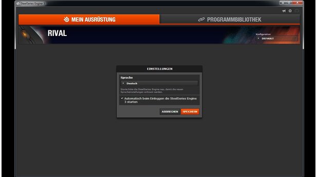 Im Treiber »Steelseries Engine 3« können Sie alle angeschlossenen Steelseries Geräte verwalten.