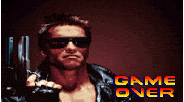Terminator-SpieleZum Kinostart von Terminator Genisys werfen wir einen Blick auf die Spiel-Auftritte des von Arnold Schwarzenegger gespielten Cyborg-Killers. Seit Anfang der 90er Jahre schießt sich die futuristische Kampfmaschine durch Video- und Computer-Spiele, angefangen in der DOS-Ära über die frühen Nintendo-Konsolen bis hin zu Playstation und Xbox. Ausgelassen haben wir nur die Ableger für Mobile-Geräte.