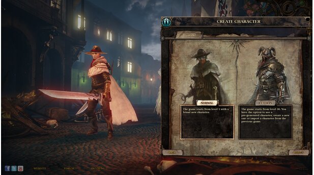 The Incredible Adventures of Van Helsing 2Neubeginn oder Charakter-Import aus dem ersten Teil, hier geht beides.