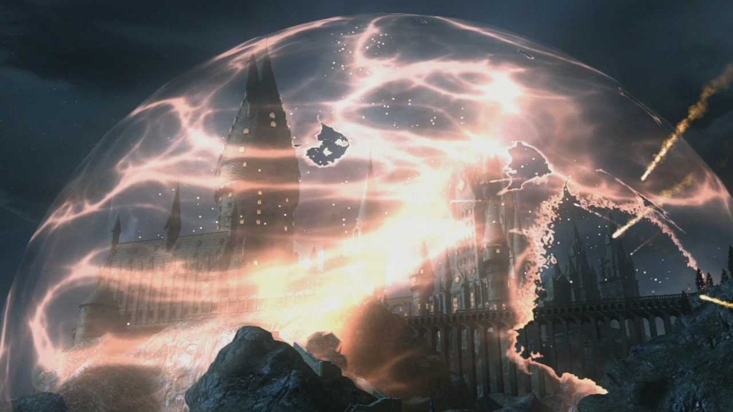 Harry Potter 7 - Part 2Die Todesser greifen Hogwarts an: Ob der Schutzschild lange genug stand hält?