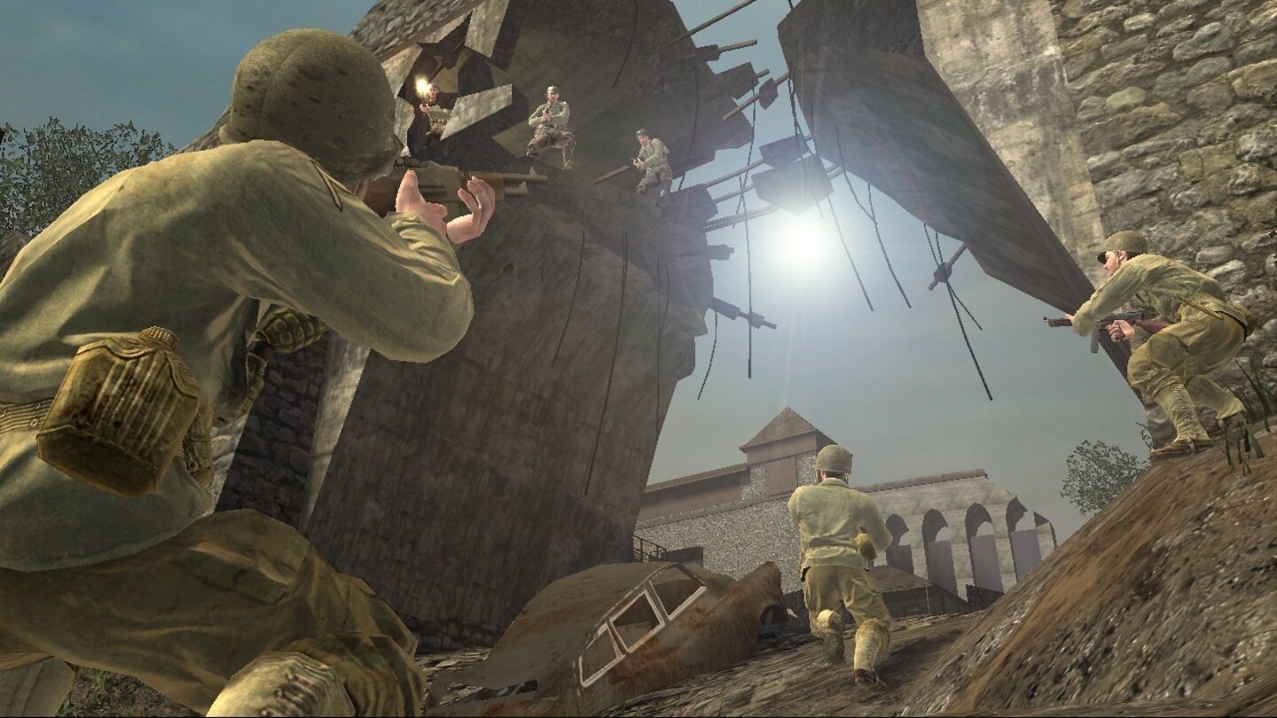 Flop: Call of Duty 3 (Xbox 360, PS3, Wii; 88%, GamePro 122006) Ein unverbrauchtes Szenario sieht anders aus. Denn Call of Duty 3 schickt uns mal wieder in die Operation Overlord in die Normandie. Ruft hier jemand nach Abwechslung? Wir schließen uns dem an!