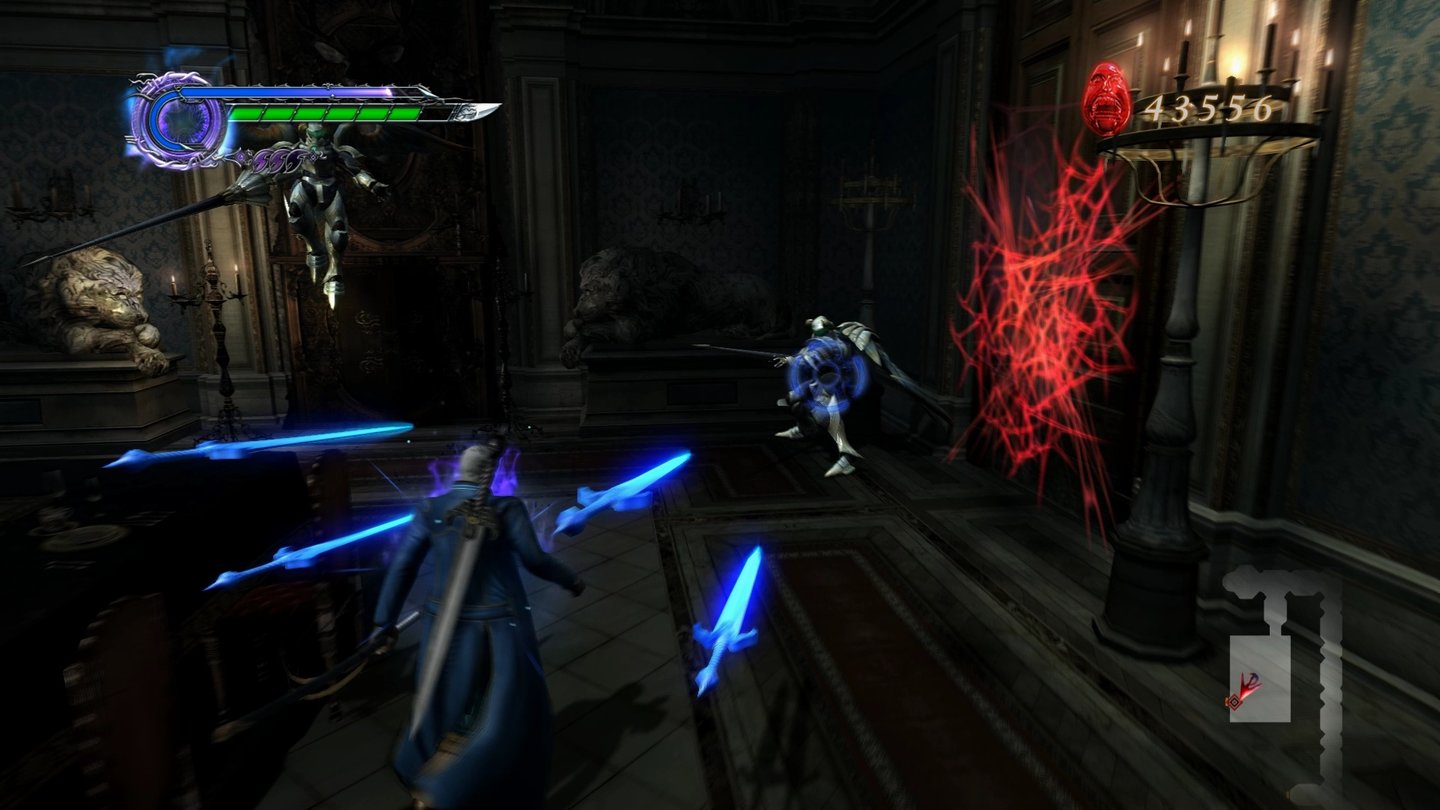 Devil May Cry 4: Special EditionDie darf er auch als Fernkampfangriff auf Feinde richten.
