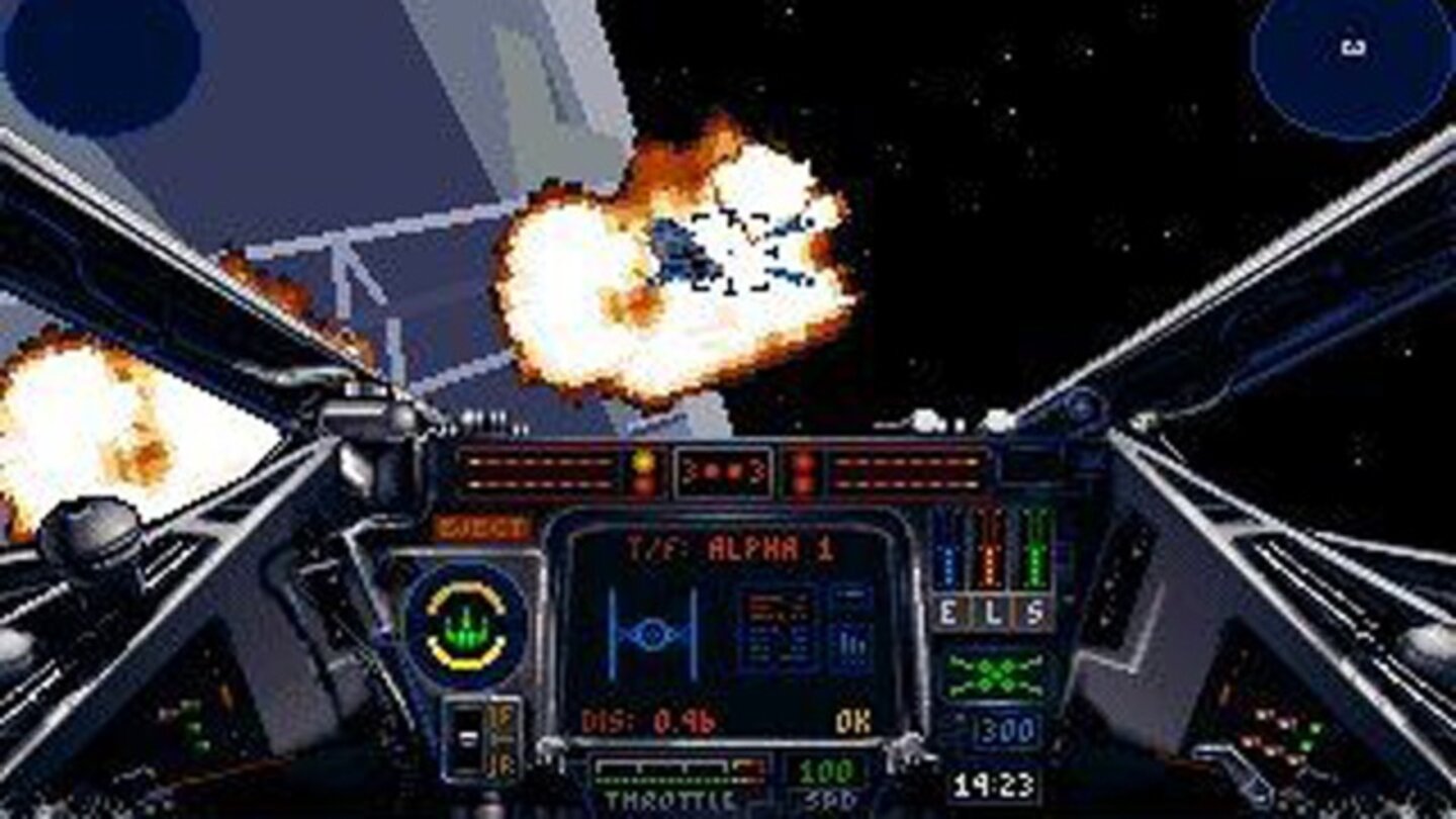 X-Wing (1993)Laser statt MG: Der Flugsimulations-Veteran Lawrence »Larry« Holland (Their Finest Hour) stürzt sich ins Star Wars-Universum - und inszeniert bockschwere, aber bockmachende Weltraumschlachten. Die sind simulationslastiger als bei Wing Commander & Co., taktischer und abwechslungsreicher. Das Beste daran: X-Wing ist nur der(noch etwas holprige) Anfang, gleich geht’s weiter...