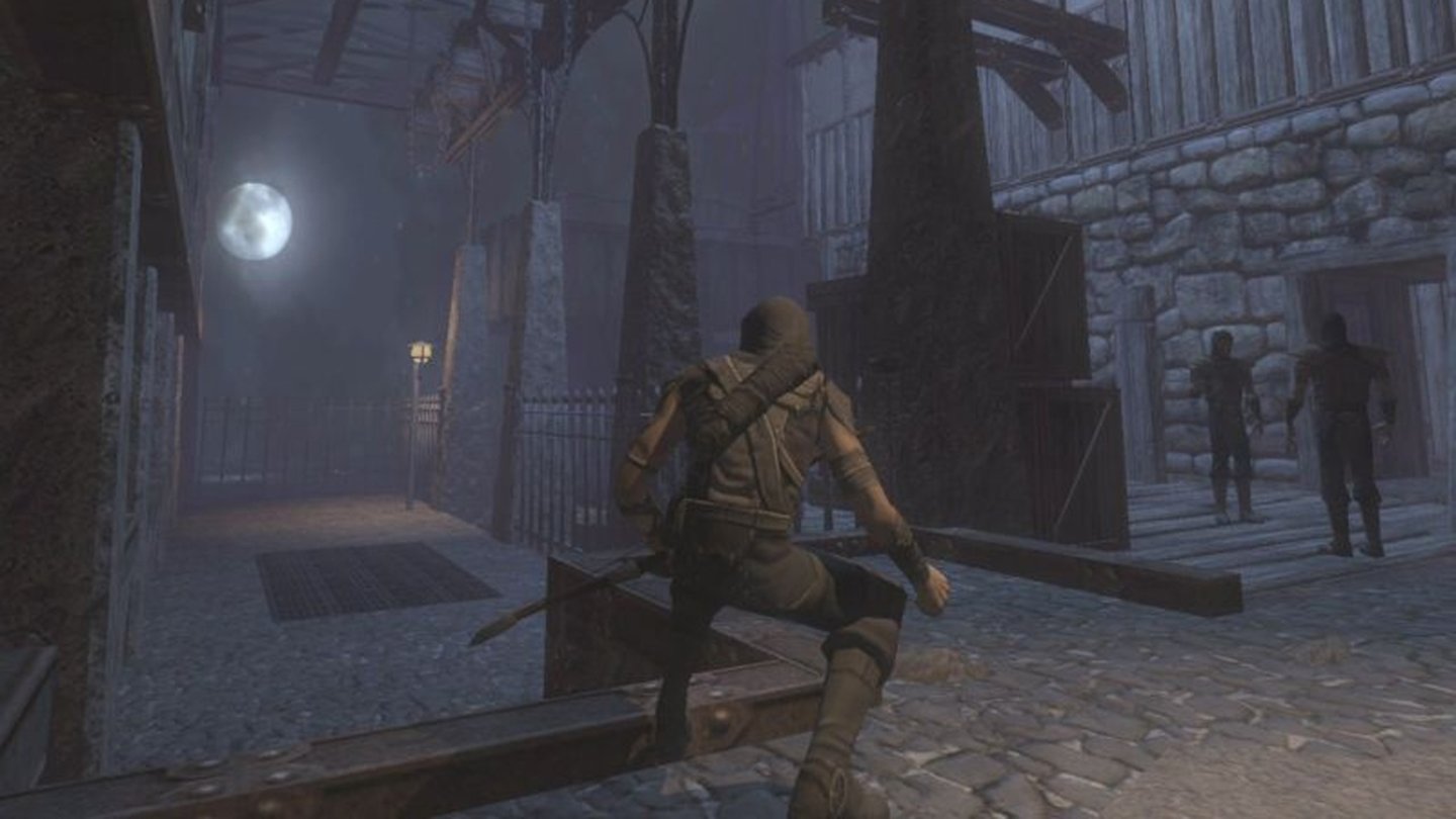 2004 - Thief Deadly Shadows: Die beklemmende Atmosphäre der düsteren Mittelalter-Metropole wurde dank der Unreal Engine 2 zum echten Stresstest für unsere Nerven.