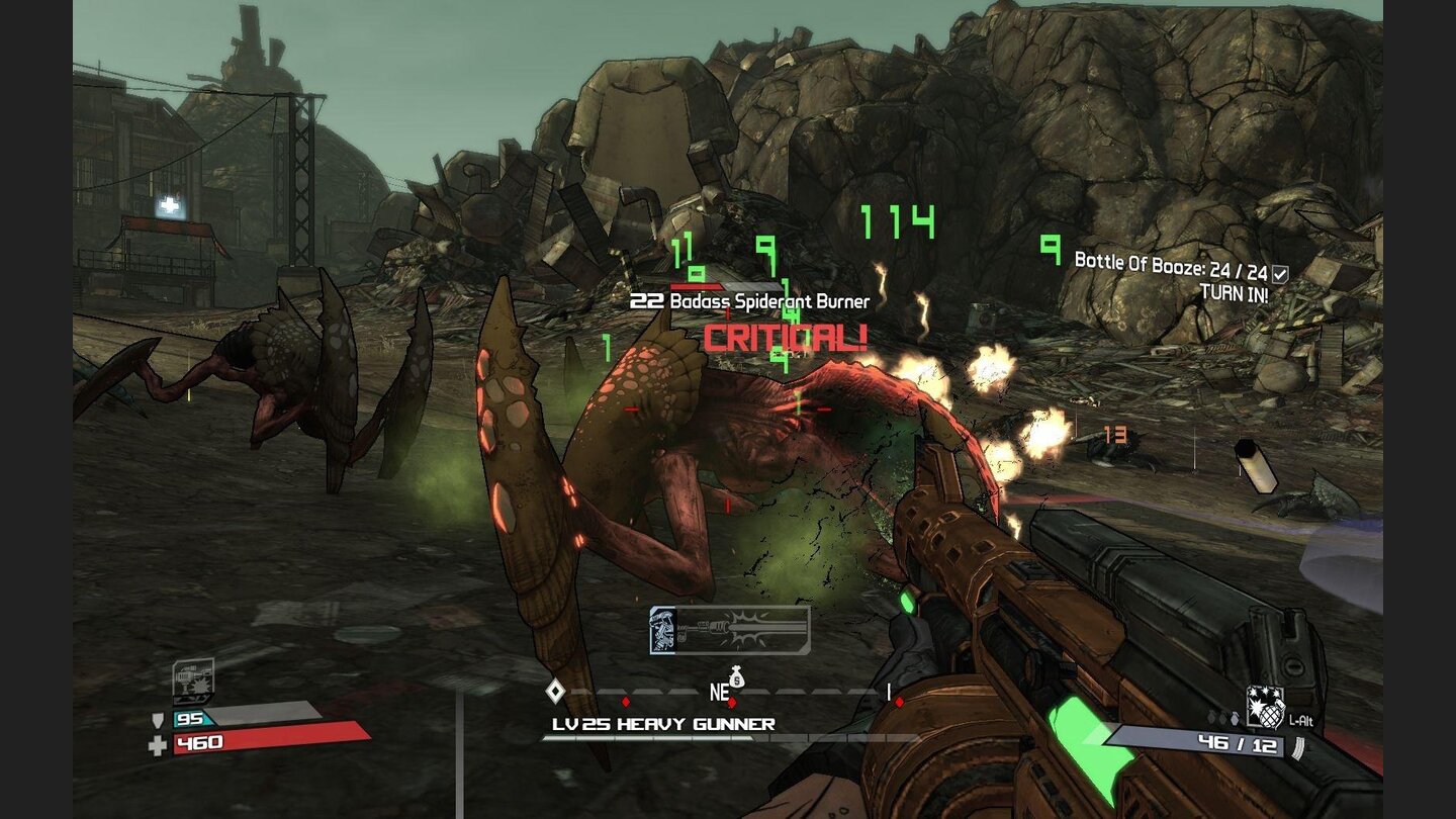 2009 - Borderlands: Der Shooter von Gearbox sah lange Zeit noch aus wie ein klassischer 3D-Shooter, ehe man sich recht spät in der Entwicklung für den heute unverkennbaren Comic-Stil entschied.