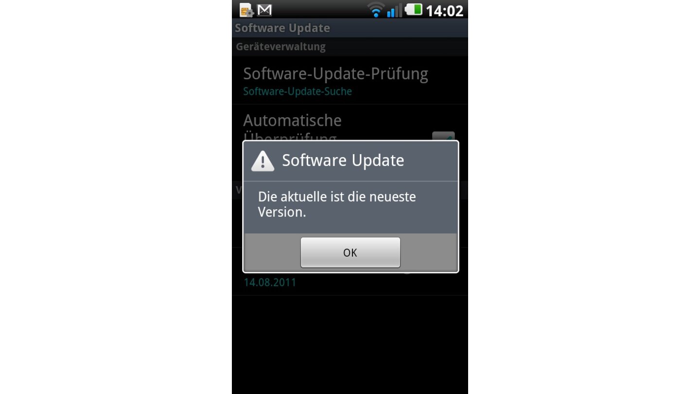 LG Android Oberfläche