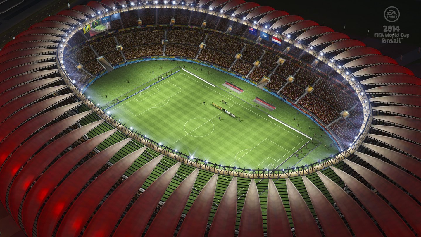 FIFA Fussball-WM Brasilien 2014Alle WM-Stadien und darüberhinaus auch einige weitere Stadien hat EA fürs Spiel lizenziert.