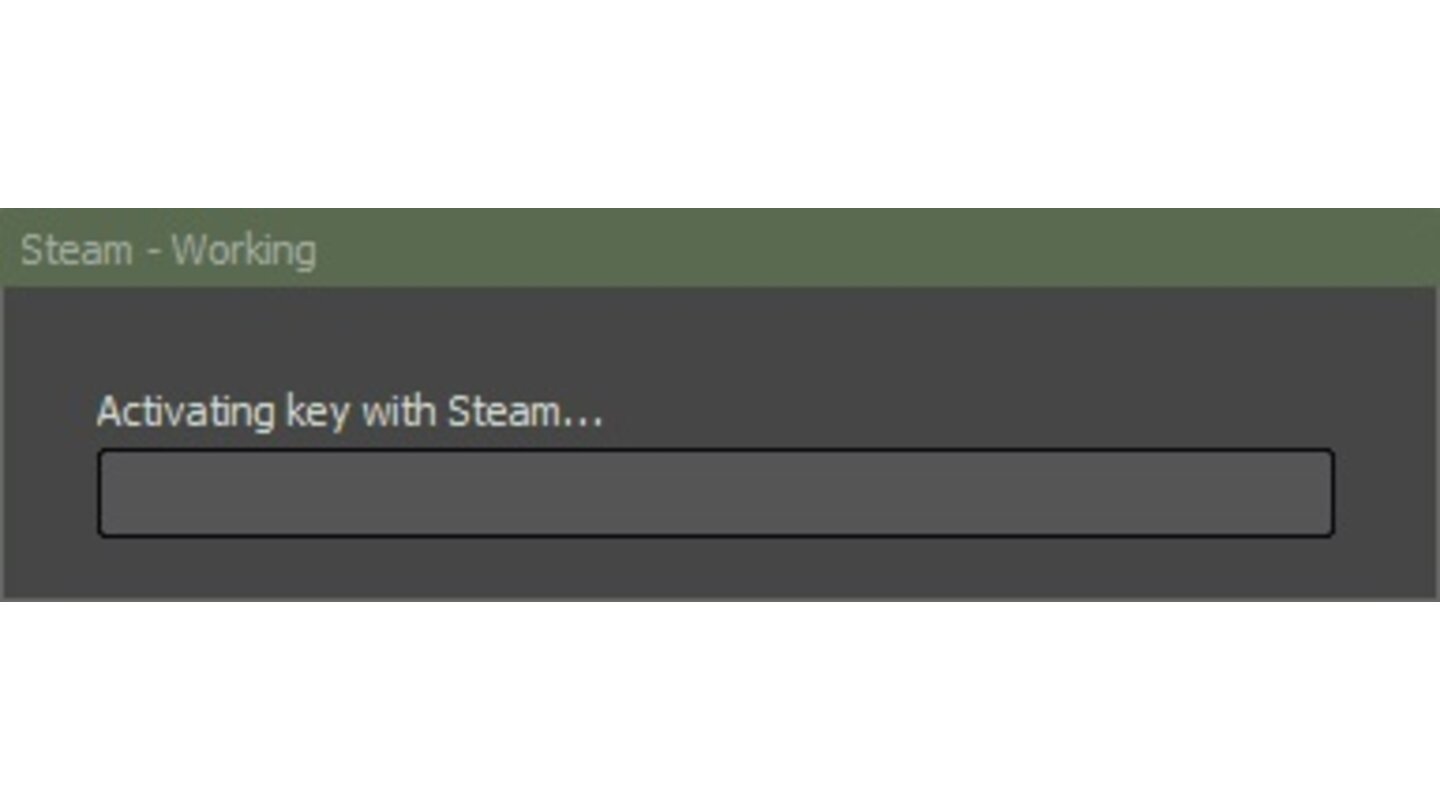 23b. NACH der Freischaltung der Aktivierung verbindet Steam mit dem Server.