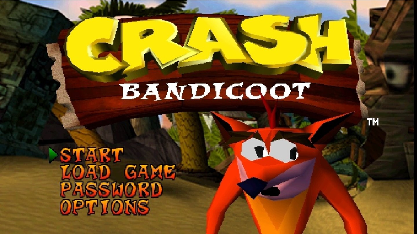Crash Bandicoot auf dem Xperia Play