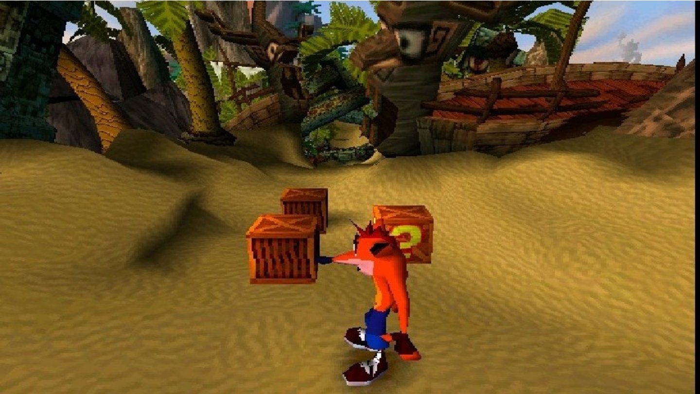 Crash Bandicoot auf dem Xperia Play
