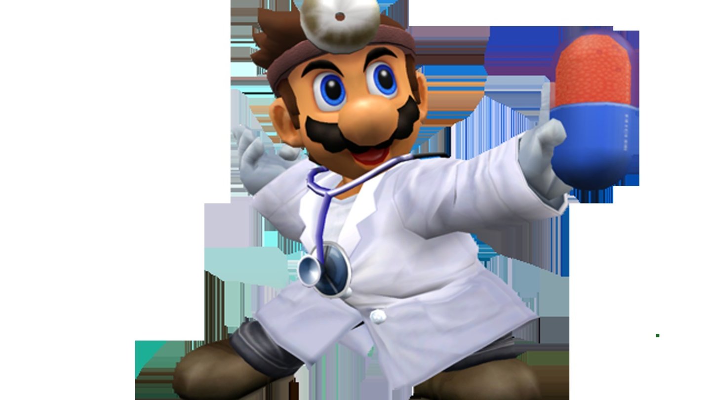 Dr. MarioEigentlich ist Dr. Mario ja nur ein Klon des bereits spielbaren Marios. Allerdings mit medizinischem Titel. Den Pillendreher erhalten wir, wenn wir 60 Mal Smash gespielt haben.