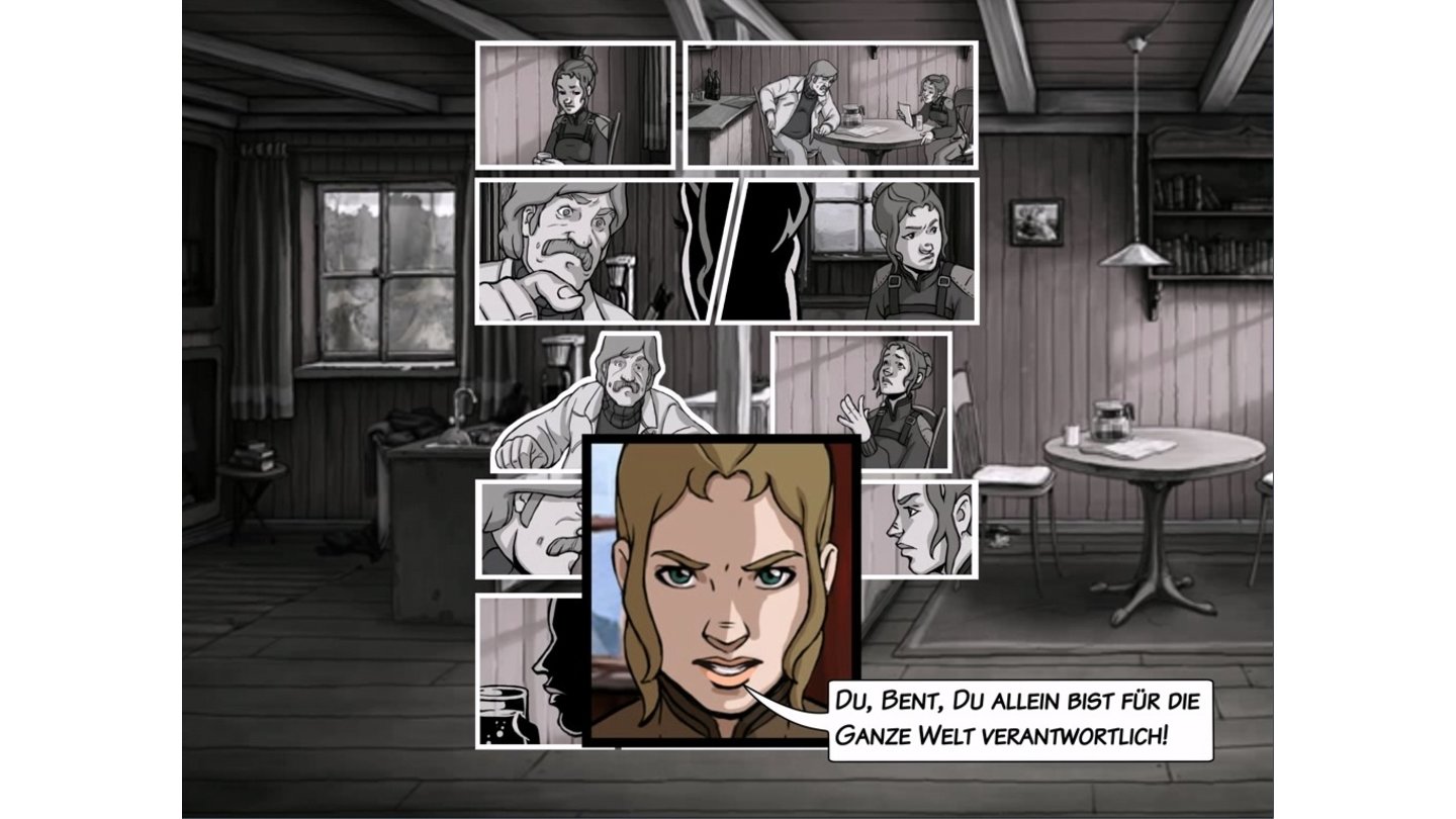 A New Beginning Prima animierte Comic-Panels sorgen für Dymanik und Spannung in der Handlung.