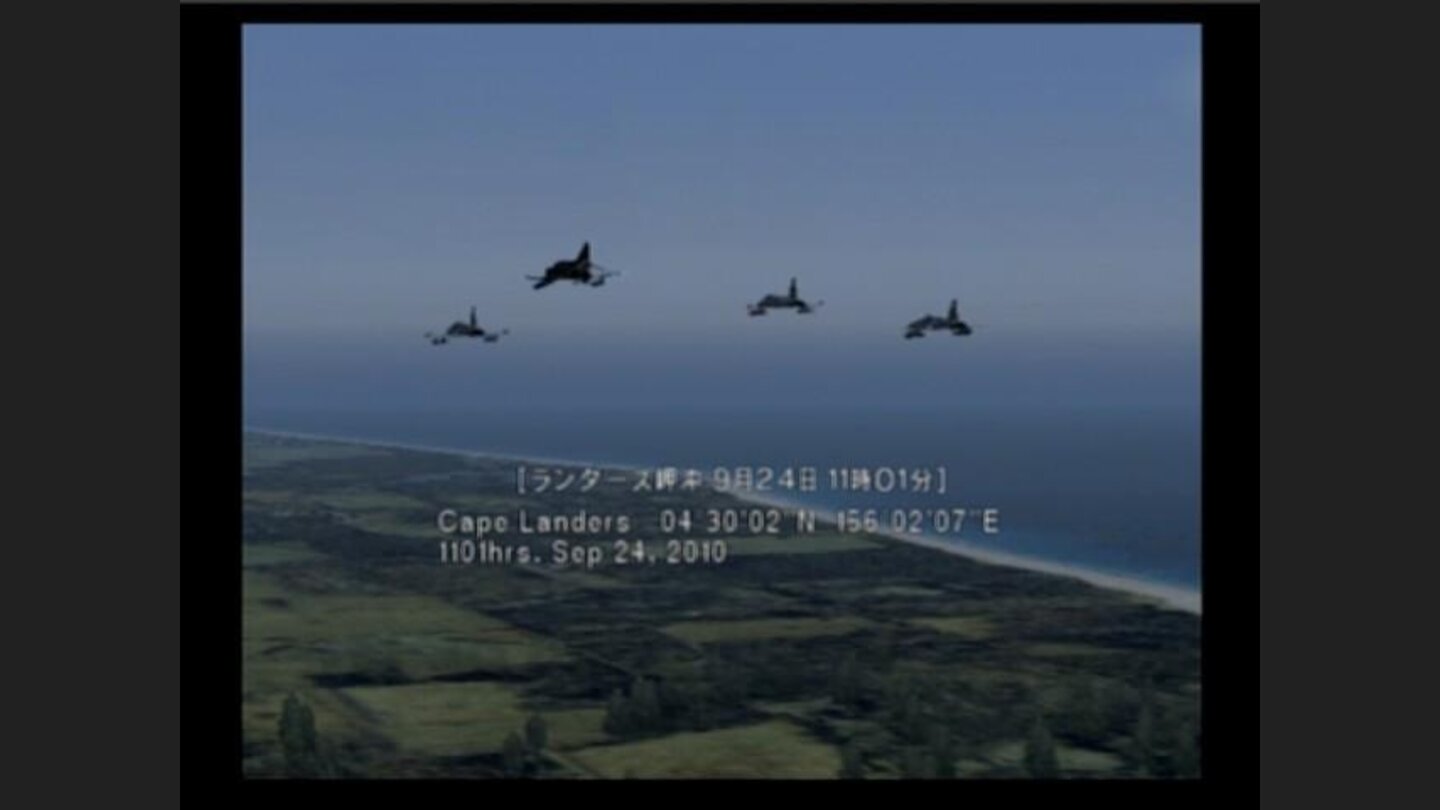 First mission... your squad is scrambled to intercept an unidentified craft off the coast