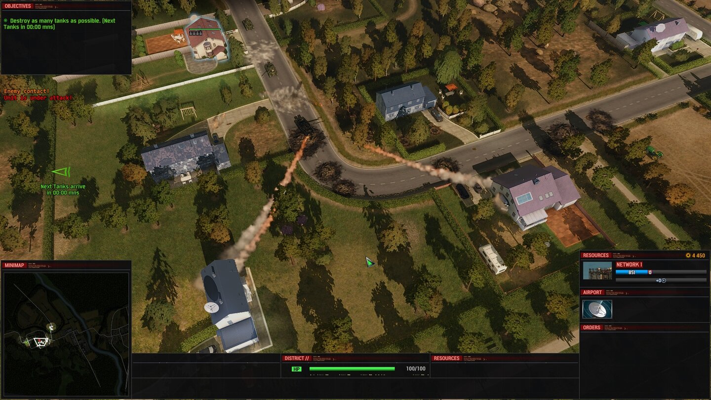 Act of AggressionHinterhalt! Unsere Raketensoldaten lauern dem feindlichen Panzerkonvoi in dieser unscheinbaren Vorstadt auf.