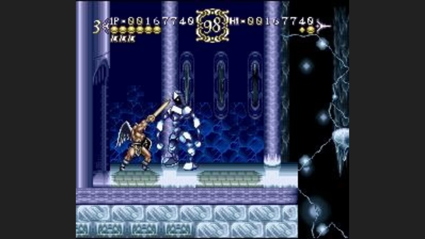 Inside the ice palace