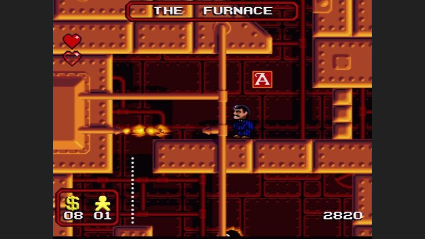 In the furnace