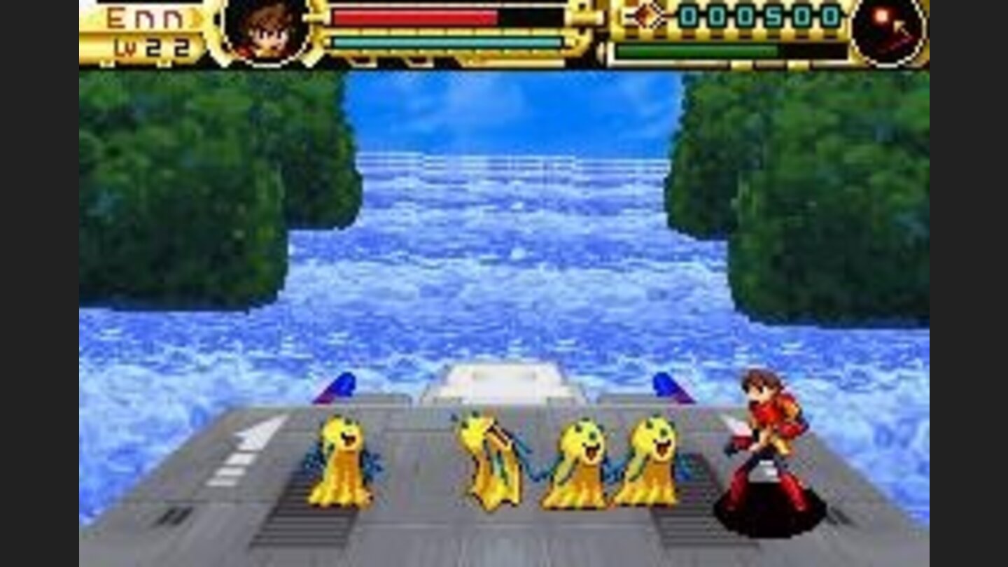 Fight some strange enemies.