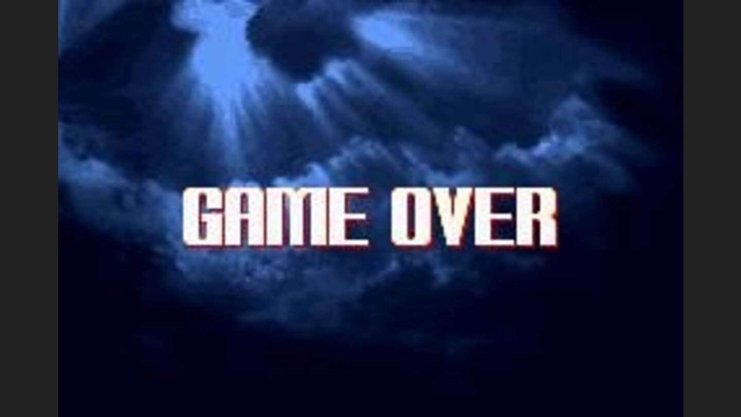 Game over screen