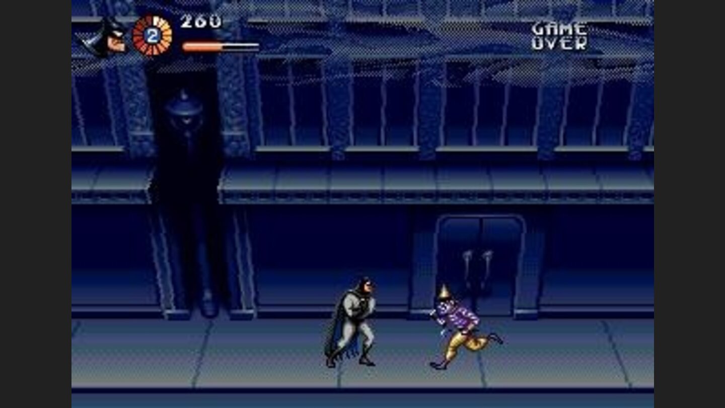 A rare screen with one enemy only