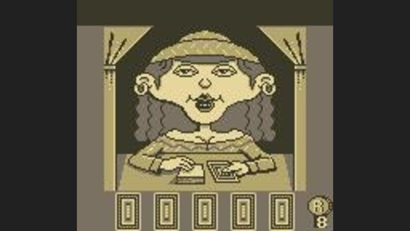A card playing mini-game