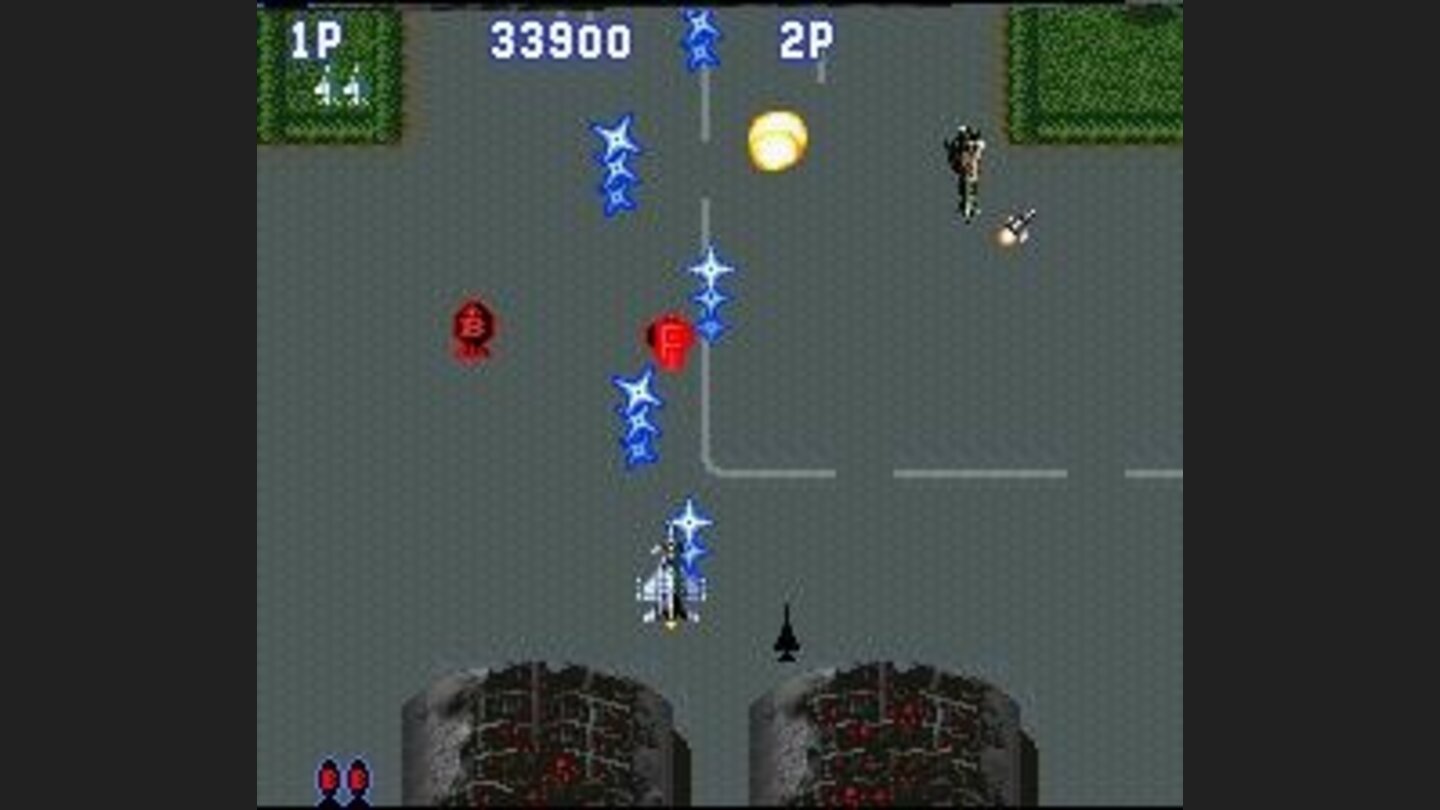 Powerups flash red in this version