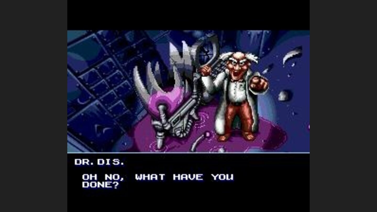 The maniacal Dr. Dis cannot calm down