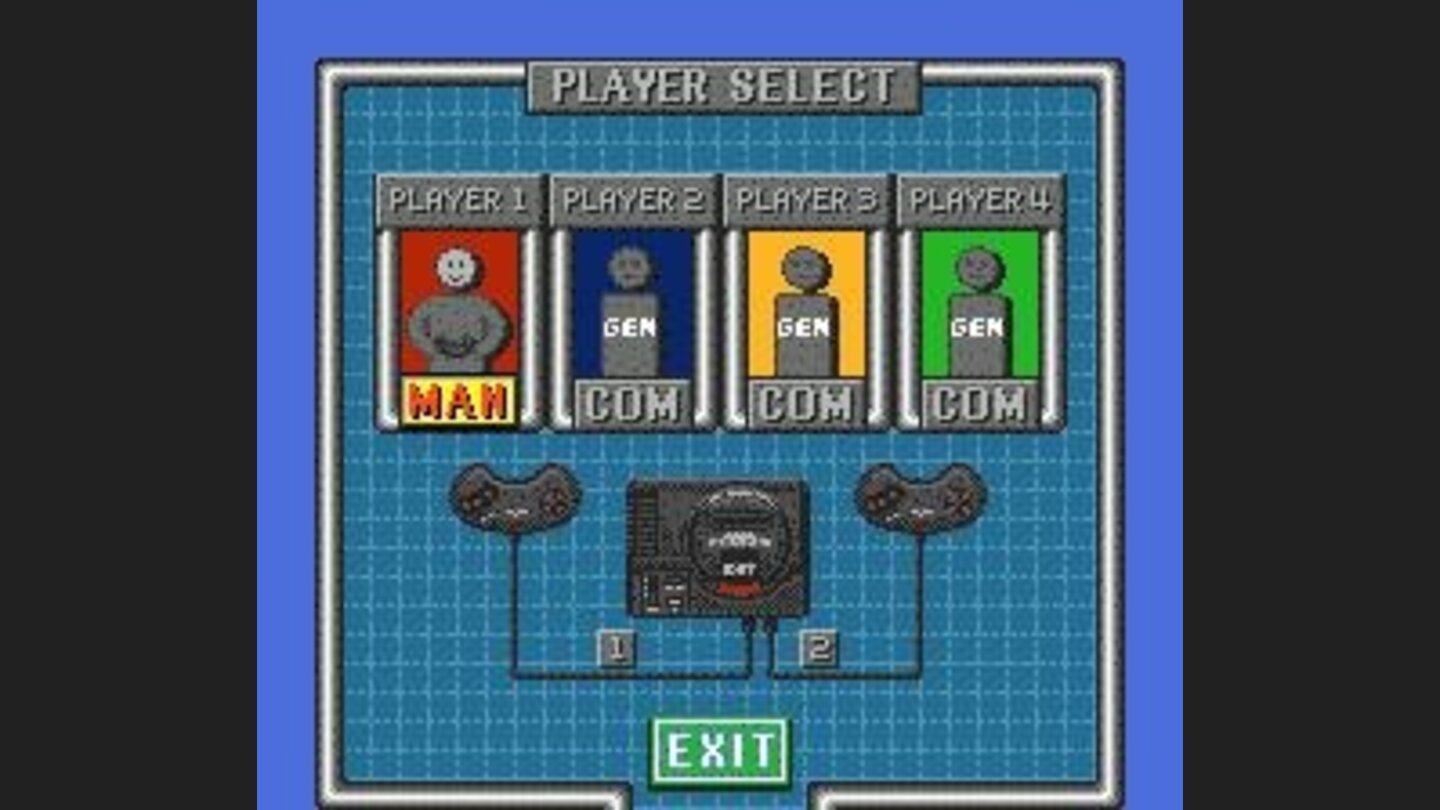 One can have from 0 to 4 human players