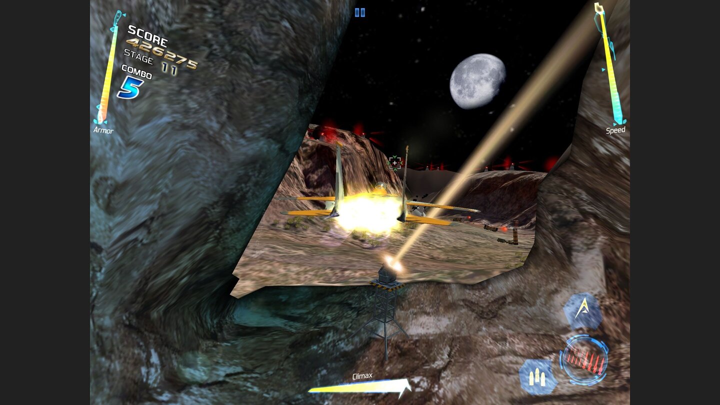 After Burner ClimaxBloß nicht entdeckt werden! Aufträge wie diese lockern das Spielgeschehen etwas auf.