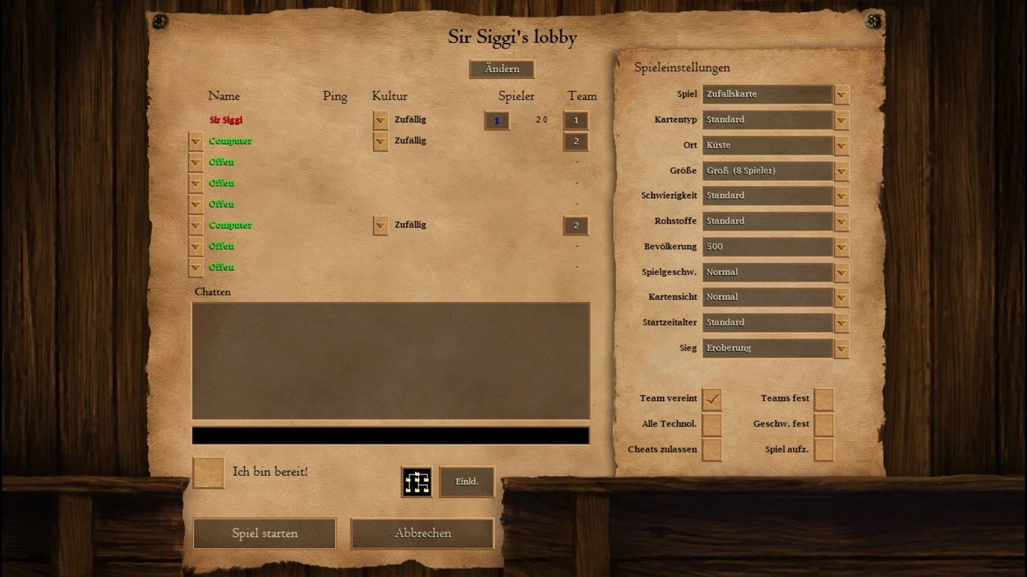 Age of Empires 2 HD EditionAltes Interface, neue Technik: Multiplayer-Partien mit bis zu acht Teilnehmern basieren jetzt auf der Steam-Plattform.