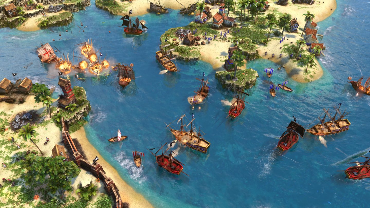 Age of Empires 3: Definitive Edition - Seeschlacht