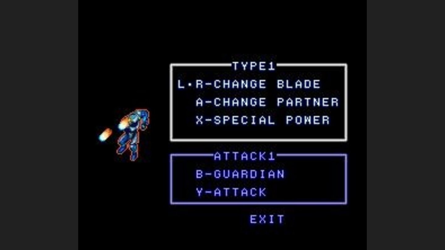 Options menu - in English