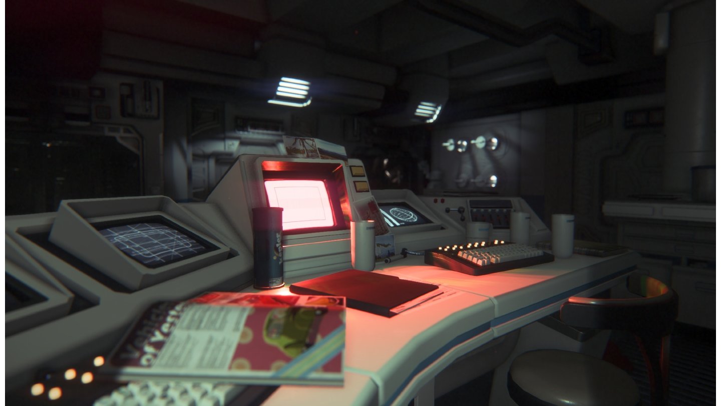 Alien: IsolationDas Interieur der Raumstation ist recht detailliert. Kenner der Filme werden viele Designs sofort wiedererkennen.