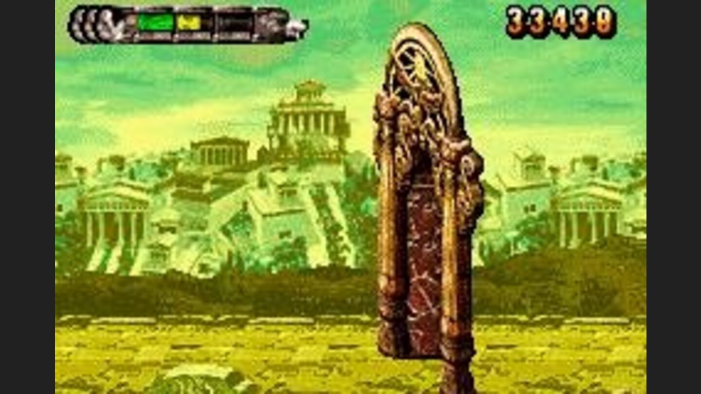 After defeating a boss you can go through a portal.