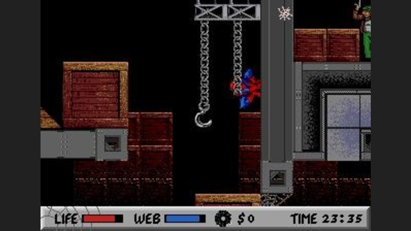 spidey can cling to just about any surface