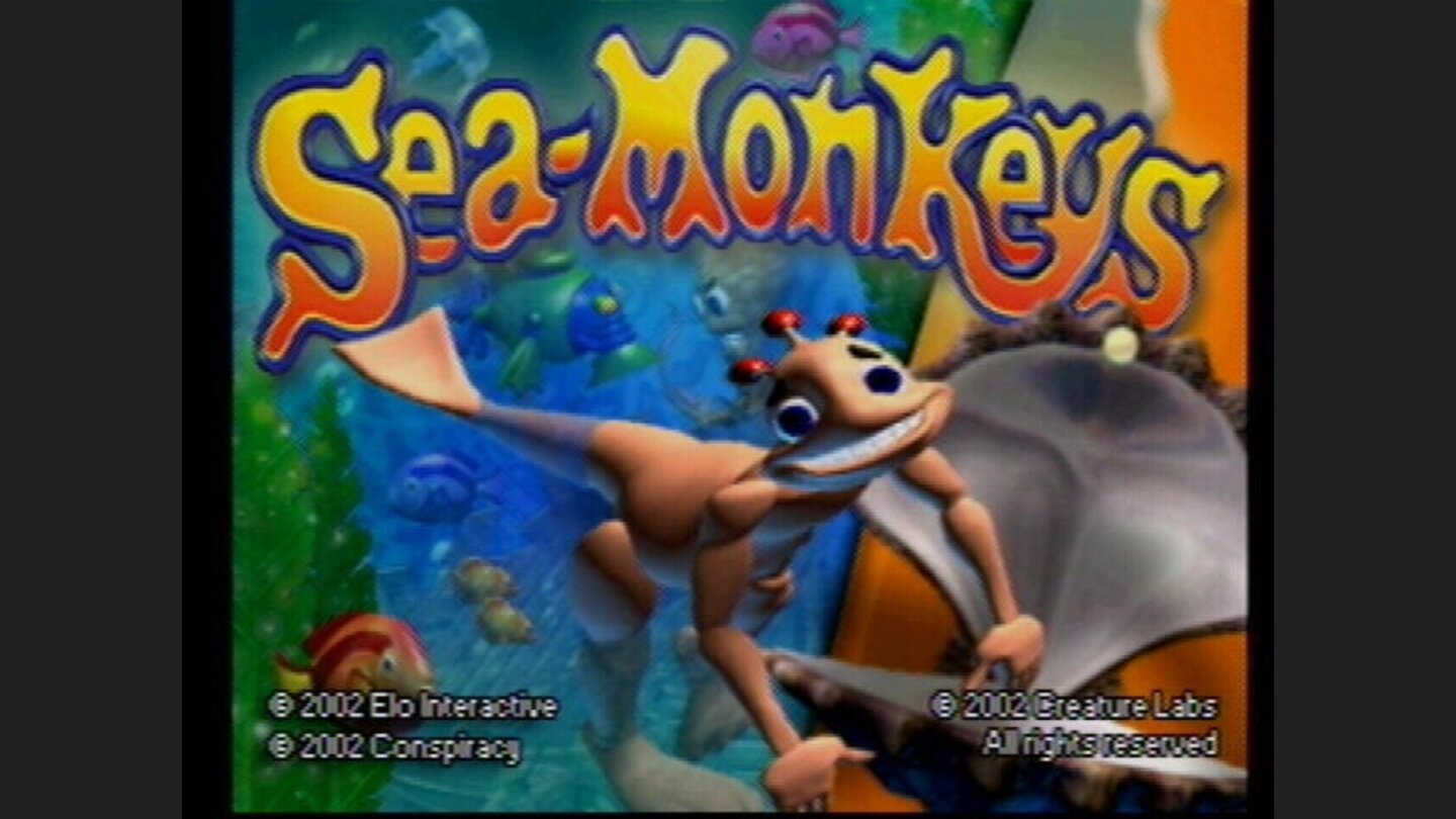 AHHH!!! A giant Sea Monkey!