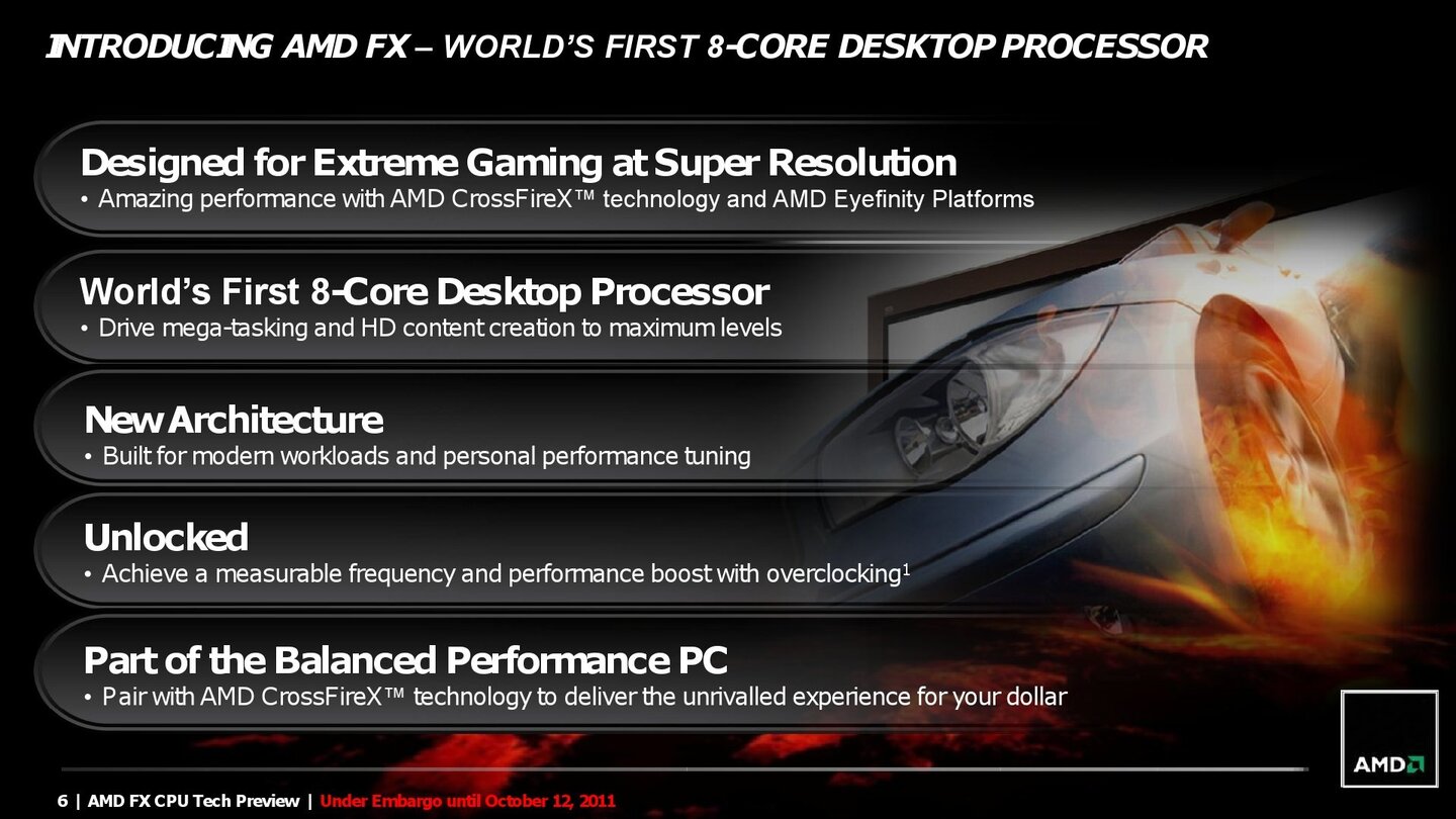 AMD FX 8150 Bulldozer Prozessor Launch Präsentation