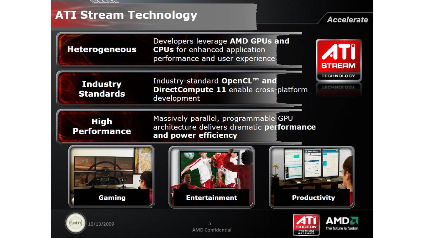 AMD-Präsentation Angriff auf Fermi