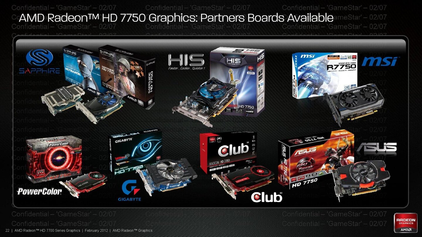 AMD Radeon HD 7700 Series Präsentation