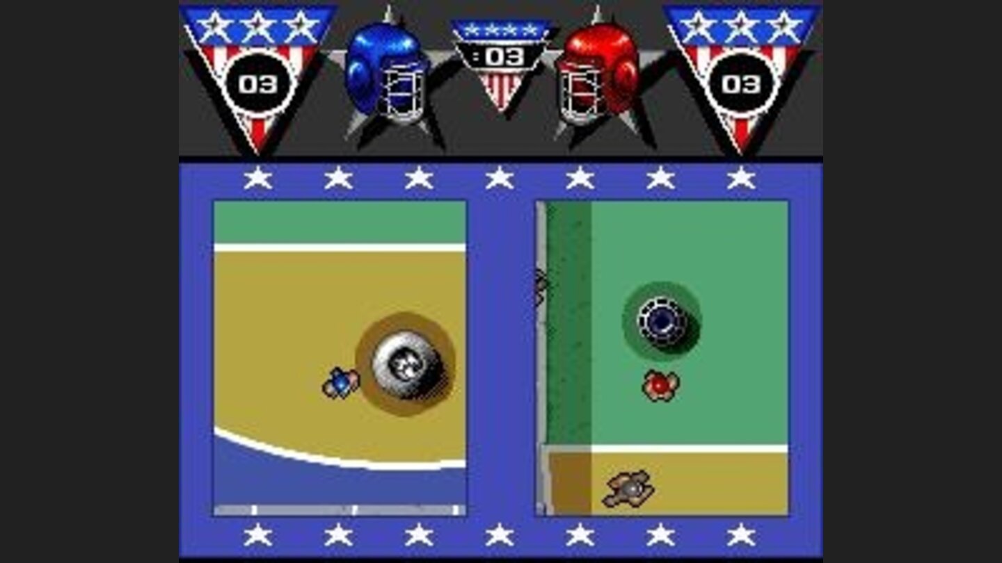 Split screen Powerball