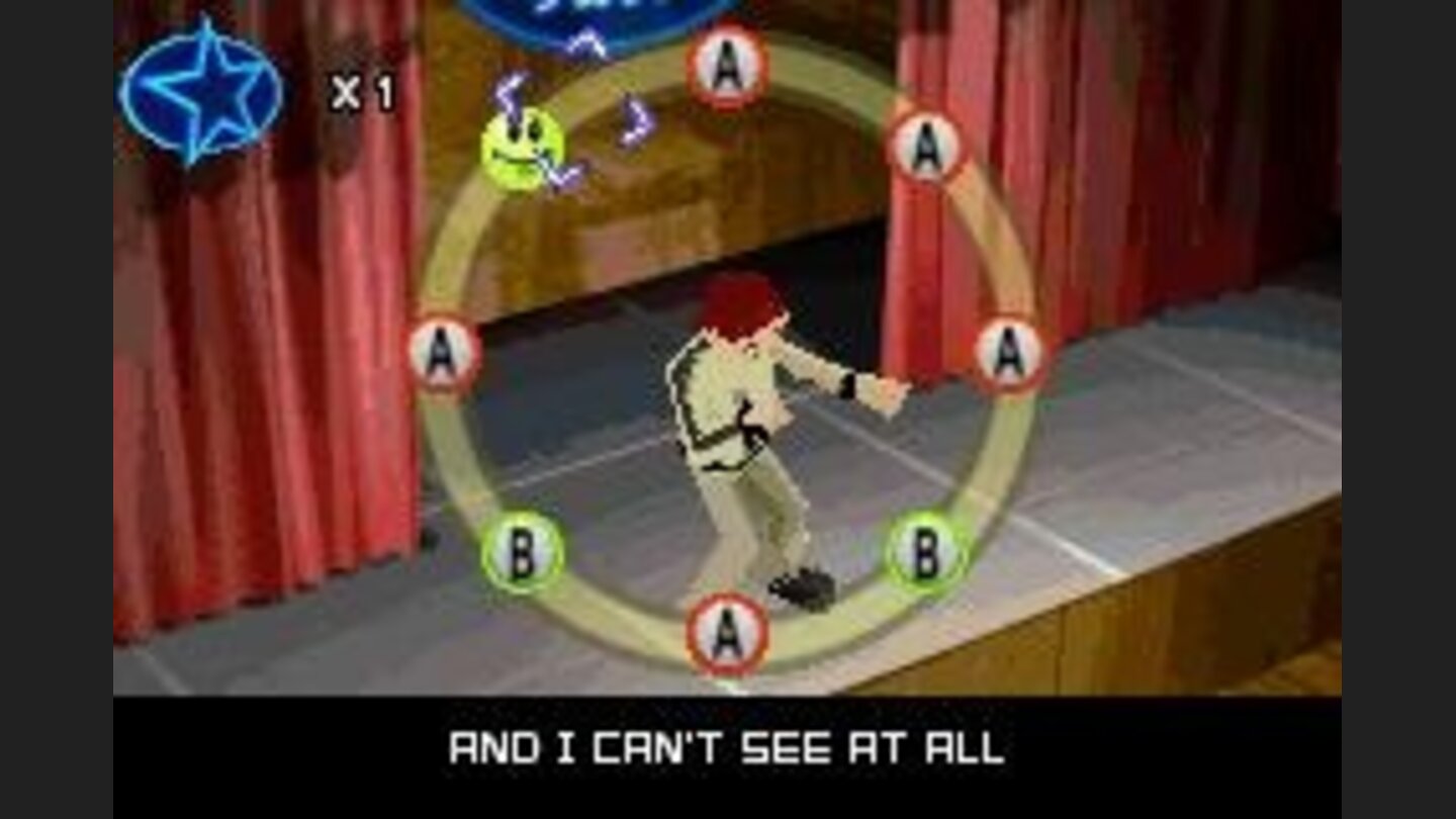 Watch yourself as you dance a bit to the music